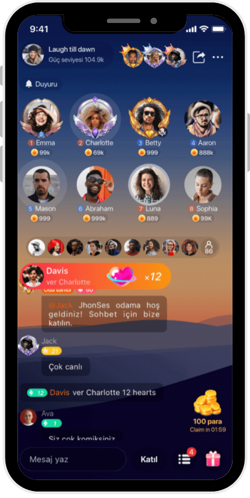 TanChat mobil uygulama özellikleri